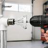Extracteur d'insert fileté Outil pour tuyaux cassés pour tuyaux de 1/2, 3/4 et 1 pouce, Acier trempé Extracteur de boulon à filetage endommagé avec tige hexagonale de 1/4 Douche