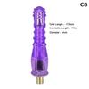 28 Types Pink Purple Dildos A2 / F2 Sex Machine Attachments