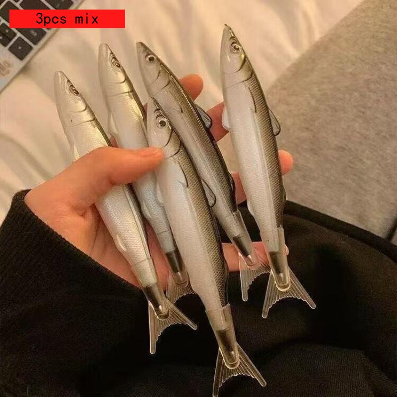 Office School Supplies Serious Fish Creative Funny Pen Fish Shape Black Ballpoint Gadget Stall Popular Small Commodities Kawai