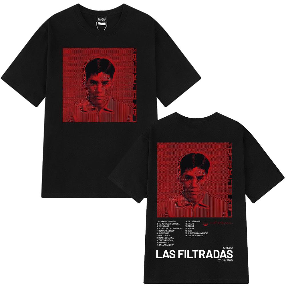Men Vintage Album Cover Graphic Tee Latin Music Aesthetic Streetwear Hip Hop Print Short Sleeve Cotton T Shirt S