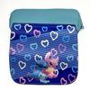 Blue Double-Zipper Lilo & Stitch Large Pencil Case