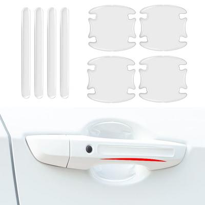 Protector Transparente Invisible para Manija de Puerta de Coche, Taza, Antiarañazos, Tira Protectora para Espejo Retrovisor, Auto