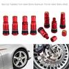4pcs Car Tubeless Wheel Tyre Valve Stems Aluminum Alloy Car Tubeless Wheel Tire Valve Stem Cap Automobiles Accessories