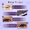 Natural 760 Cluster False Eyelashes - Curved Segmented & Self-Adhesive Individual Lashes