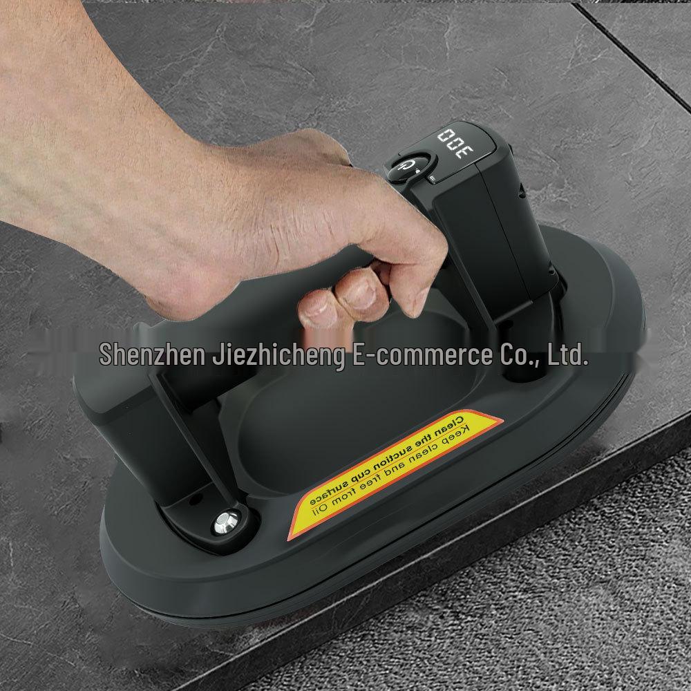 8-Inch Automatic Air-Replenishing Vacuum Suction Cup for Heavy Glass and Tile Lifting