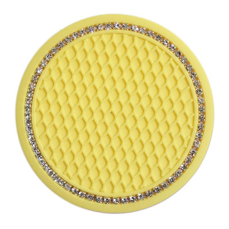 Car Drink Holder Coaster, 2 Pack Universal Car Drink Holder Insert, Non-Slip Car Coaster for Coffee Bakers Car Accessories