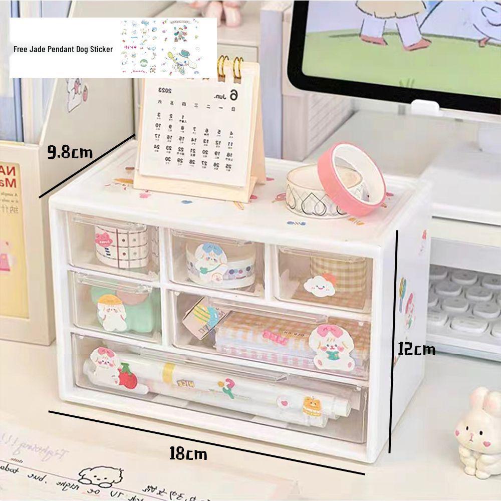DIY Cream Glue Jewelry Box: Creative Nine-Grid Storage for Living Room or Bedroom