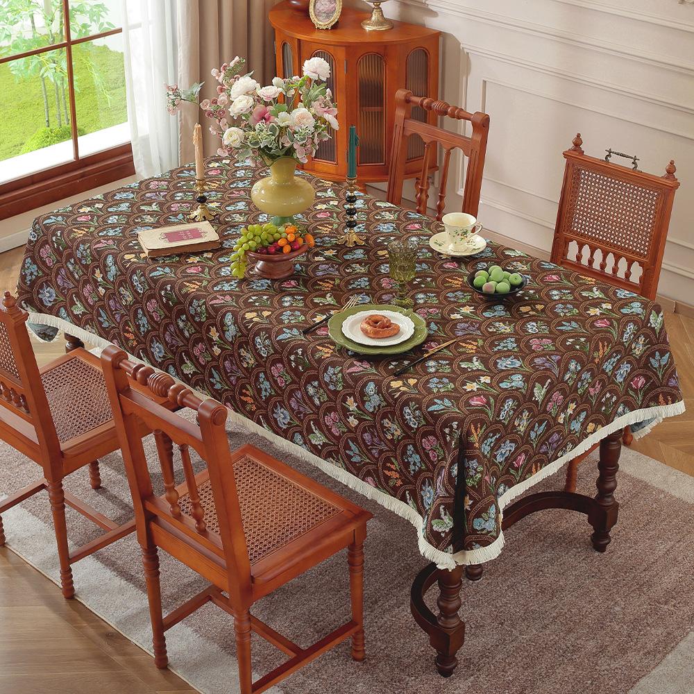 Special For Tablecloths Nordic High-End Dining Tables Household Imitation Cotton And Linen Tablecloth Row Beard Restaurant