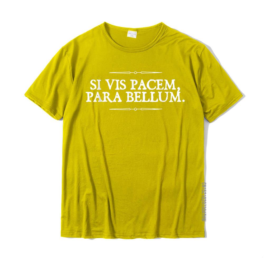 Si Vis Pacem Para Bellum Wenn du Frieden willst, bereite dich auf den Krieg vor Lässige T-Shirts T-Shirt für Männer Rife Baumwolle Individuelles T-Shirt