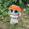 Adorable Mushroom Elf Resin Figurine Charming Home Decor Tabletop Decoration For Garden