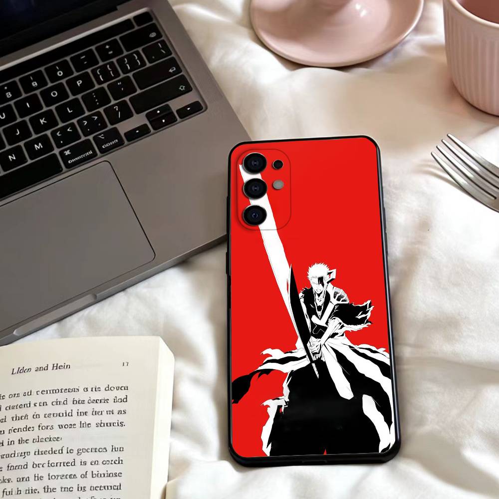

B-BLEACH T-Thousand-Year Blood War Phone Case For Samsung S25,24,23,22,30,21,10,9,Ultra,Plus,Lite,FE,4,5 G Soft Black Case Samsung S22ULTRA5G