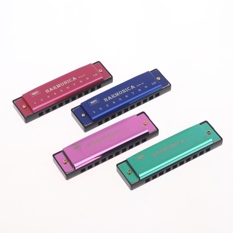 Harmonica Key Of C 10 Hole Diatonic Harmonica C With Case For Beginner Students Kids Gift Blues With Case