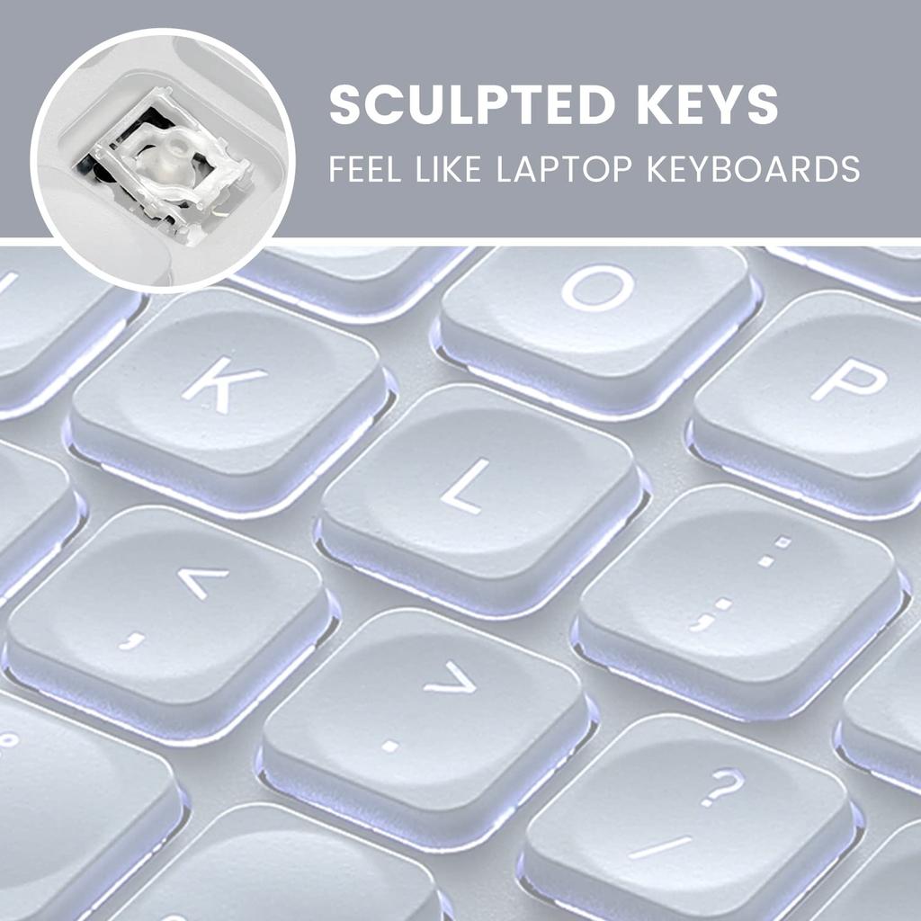 Klávesnice Perixx Backlit kompatibilní s MacOS PERIBOARD-332MW (Japonské rozložení)