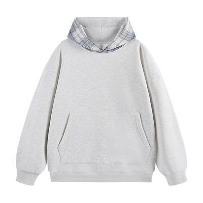 New Hong Kong Style Autumn and Winter Men's Loose Hooded Pullover Sweatshirt for Youth Fashion Casual Sports Top