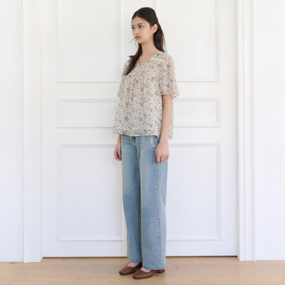 Thursday Island Women V Neck Chiffon Blouse T264mbl243w
