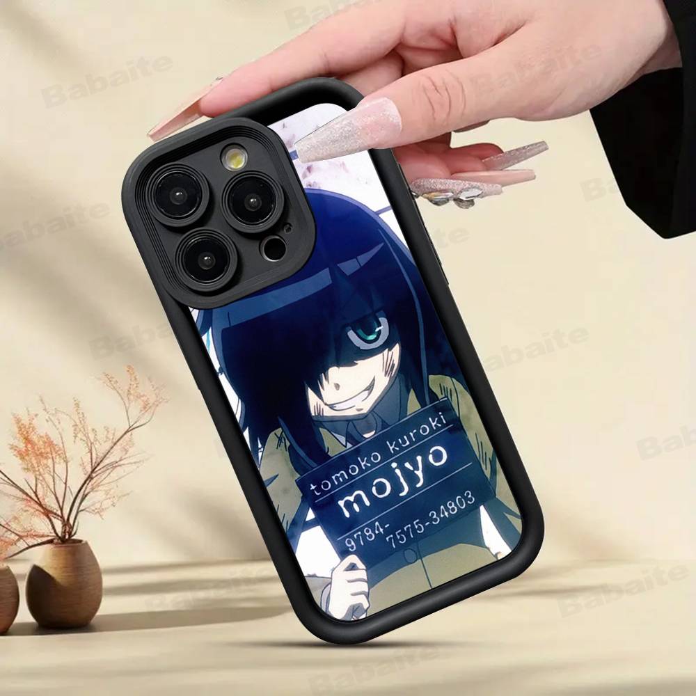 Watamote K-Kuroki T-Tomoko For IPhone 17 Pro Max 13 16 15 11 12 14 Plus Shockproof Soft Phone Cover