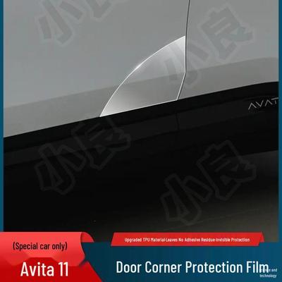 TPU Transparente Lackschutzfolie für Avatr 11 Türkanten, Kratzfest, Vorne & Hinten