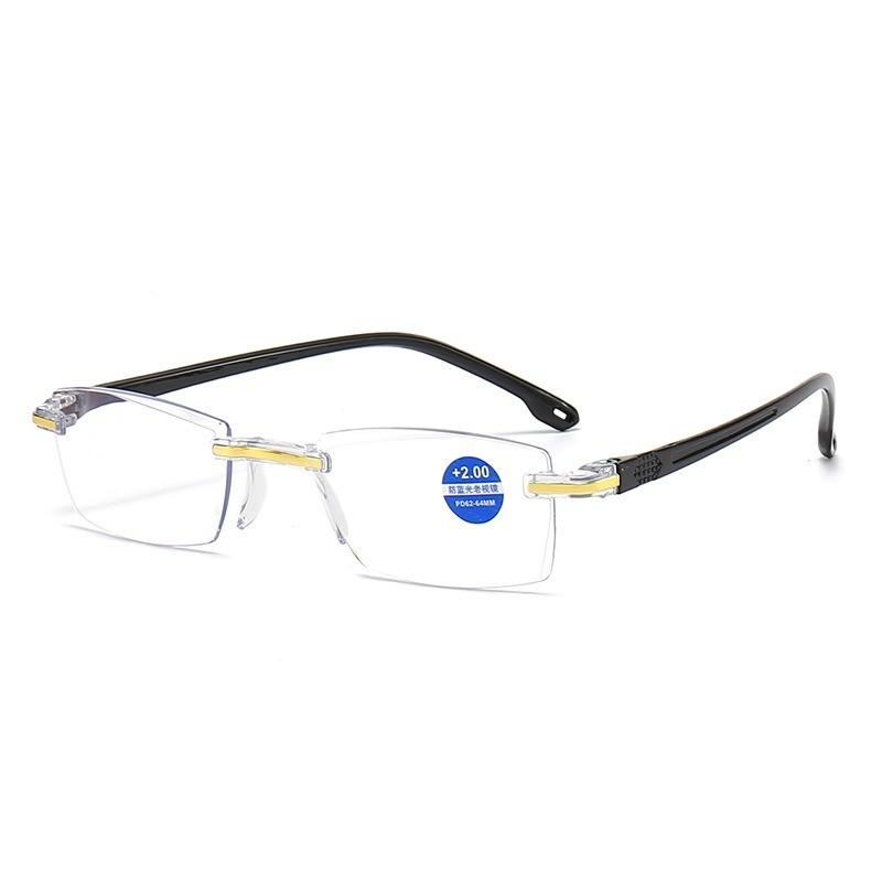 3pcs Stylish Rimless Reading Glasses Frameless Fashionable Presbyopic Readers for Men Women