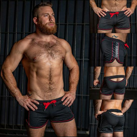 Men's Quick-Dry Fitness Shorts: Breathable, Loose, Summer Sports & Beach Wear
