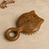 Cat Shape Air Cushion Brush Wooden Scalp Massager Brush Hair Growth Head Relaxation