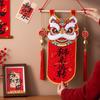 Knitted Hanging Ornament Red Color Wall Hanging Decoration  Chinese New Year