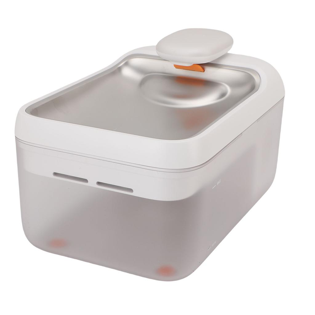 Katzenbrunnen 4,5L Großes Fassungsvermögen Steckerleise Edelstahlnapf Automatisches Haustierwasser