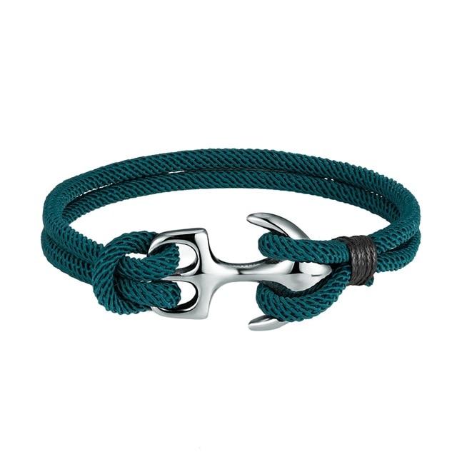 Bracelet de survie en forme de U pour homme et femme, en acier inoxydable noir, avec boucle de sport