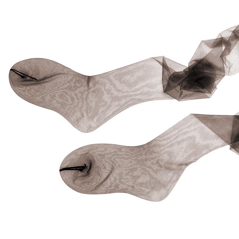 1D Ultra-thin Summer Tights For Women See Through Seamless Stockings Low Rise Open Crotch Hosiery Sexy Lingerie Nylon Pantyhose