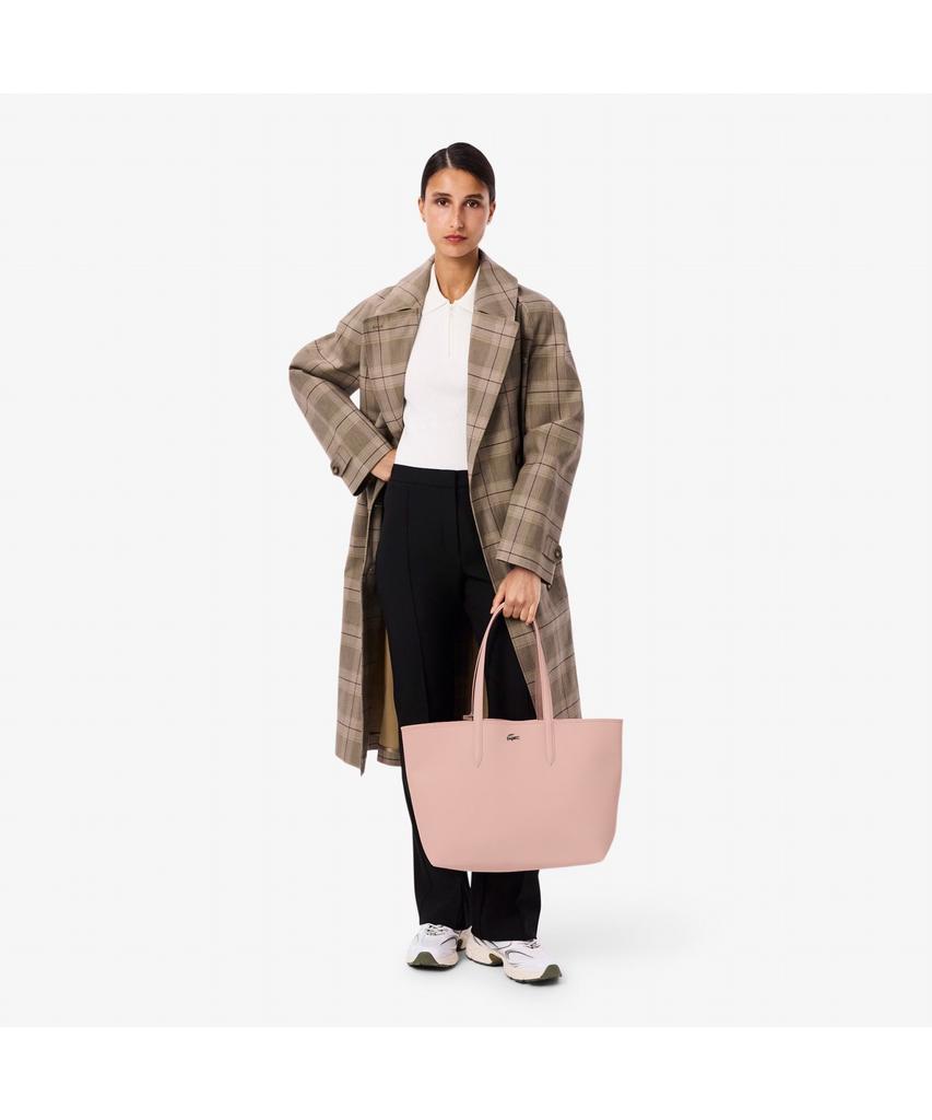Lacoste Women'S Relaxed Fit Check Trench Coat Bf8410-55N Aim