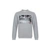 Burberry Sweatshirts Men's Light Heather Gray Crew Neck Moderate Regular 80166921