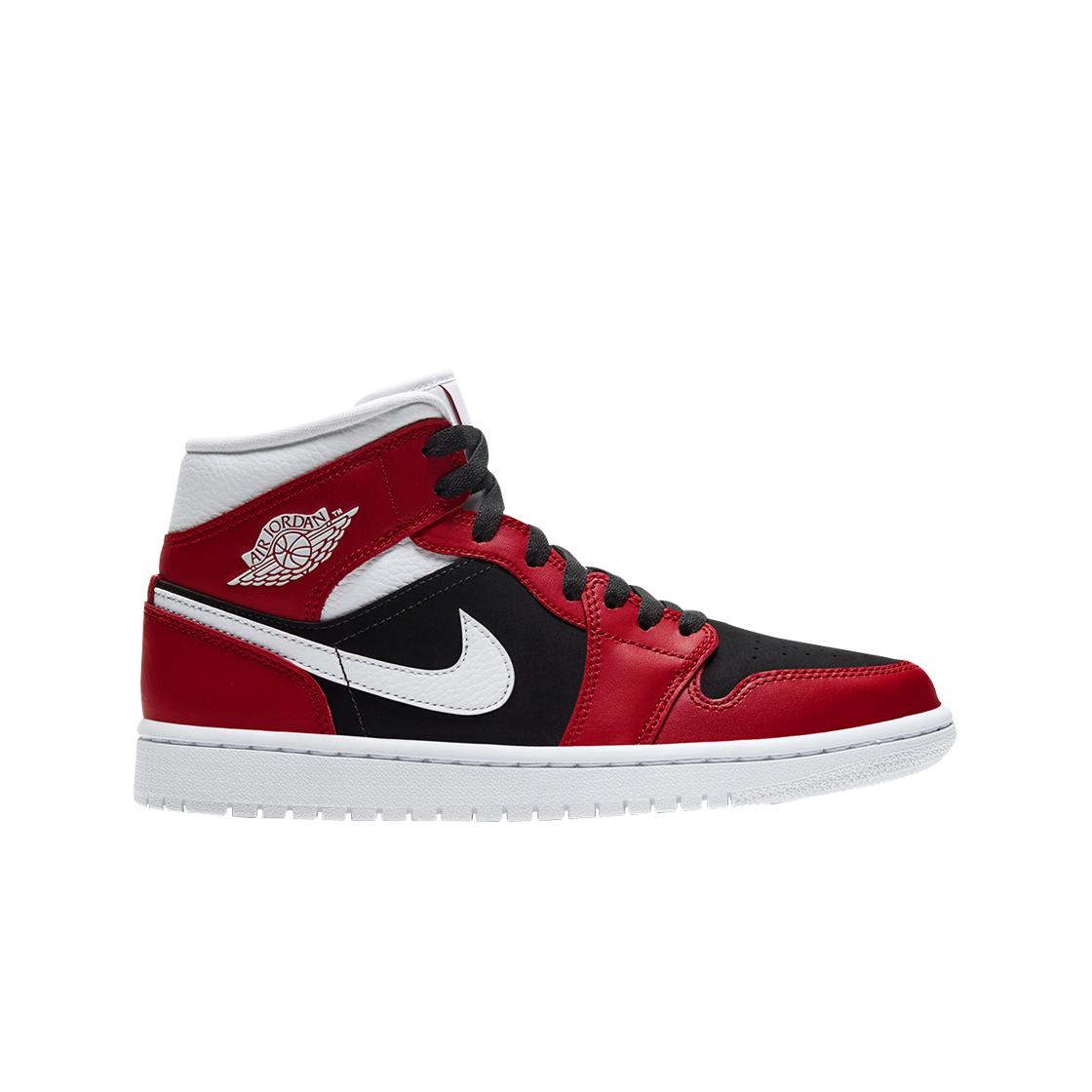 

(в) Jordan 1 Mid Gym Red Black 225