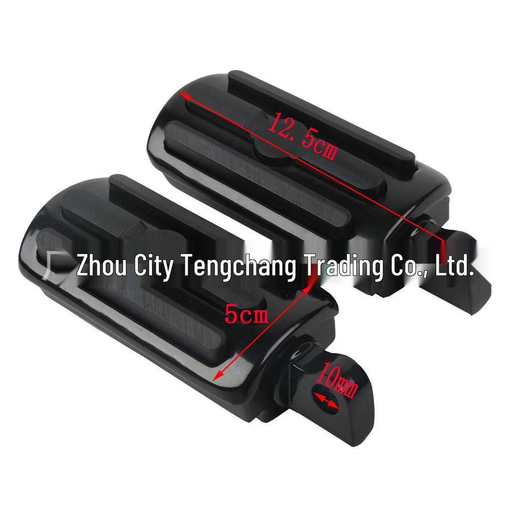 Black Rubber Foot Pegs for Harley Davidson Touring, Dyna, Sportster Series Modification
