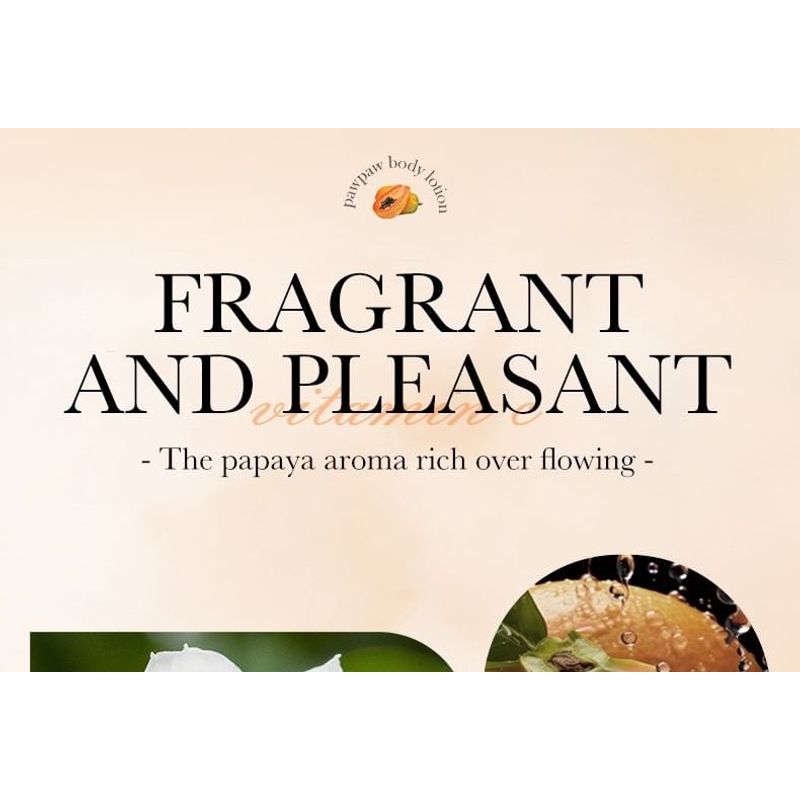 BIOAQUA - Papaya Vitamin C Aufhellende Körperlotion