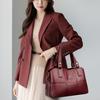 Soft Leather Splicing Large-capacity Handbag Women's Shoulder Bag