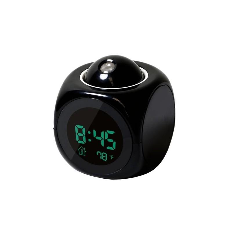 Classic Digital Alarm Clock Multifunction With Voice Talking And Bright Led Projection Temperature Display