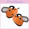 Chainsaw Man Pochita Plush Non-slip Slippers Cute Warm For Adults Kids