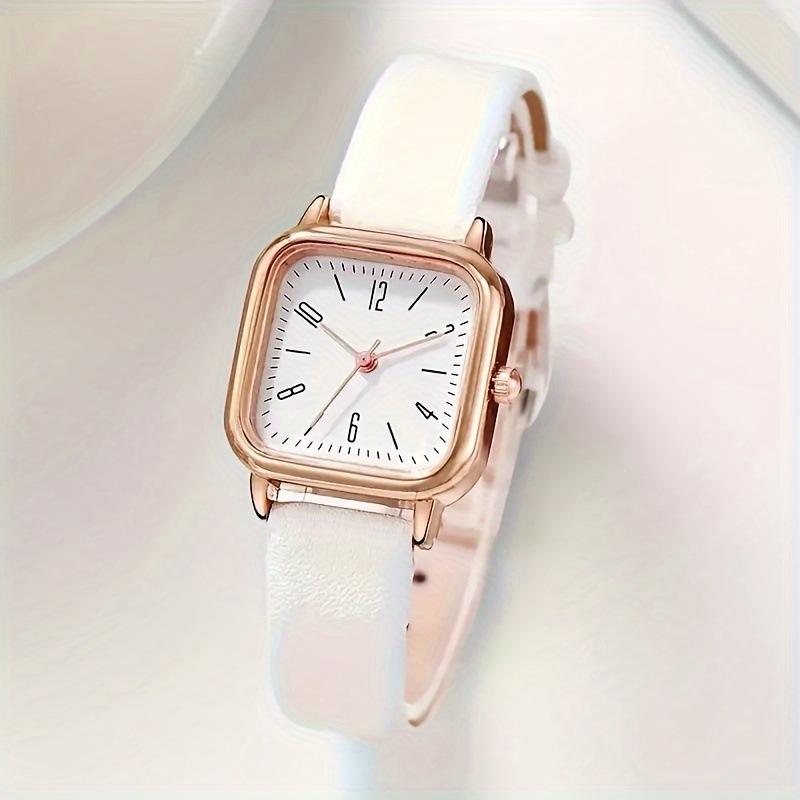 Women'S Quartz Watch Luminous Small Square Watch Digital Women'S Belt Watch Women'S Watch