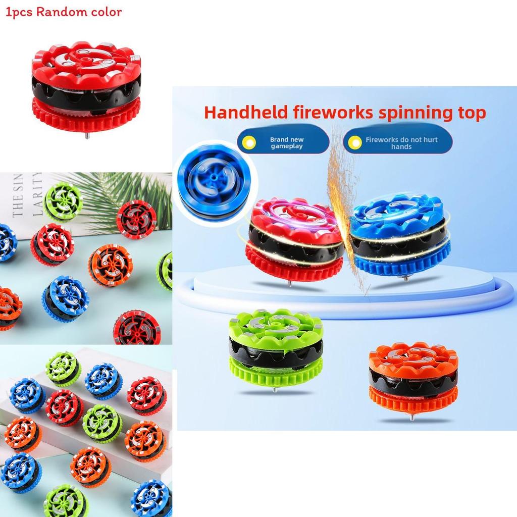 Creative Collision Luminous Plastic Gyroscope Children Toy For Kids And Collectors