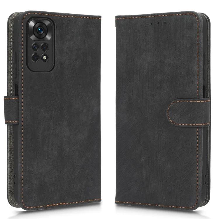 

Для Xiaomi Redmi Note 11 4G RFID-блокирующий чехол для телефона из искусственной кожи с полным покрытием и подставкой-кошельком