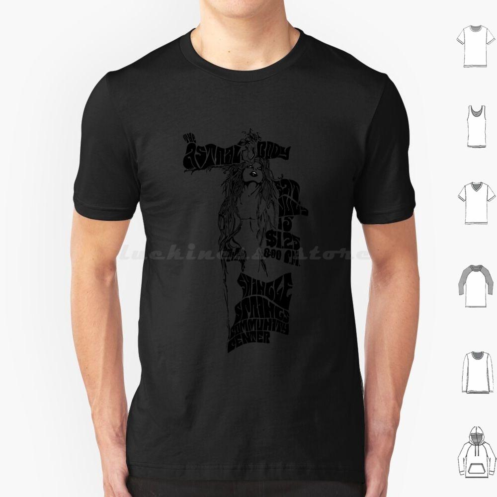 The Astral Body T Shirt Big Size 100 Cotton Astral Mutainable Stars Mystic 1960s Band Jam Music