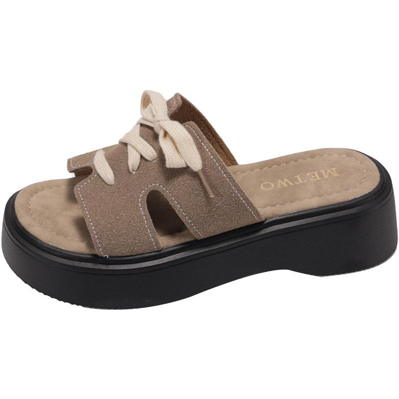 Slippers Women 2025 Casual Retro Vacation Spring and Summer Feet Cool Slippers Women Are Not Tired and Pedal Soft Bottom New Beach