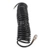 Spiral Air Hose 1/4 Inch ID 16.4ft Length PE Copper Non Tangling Anti Twisting Lightweight Compressed Air Hose EU Connector