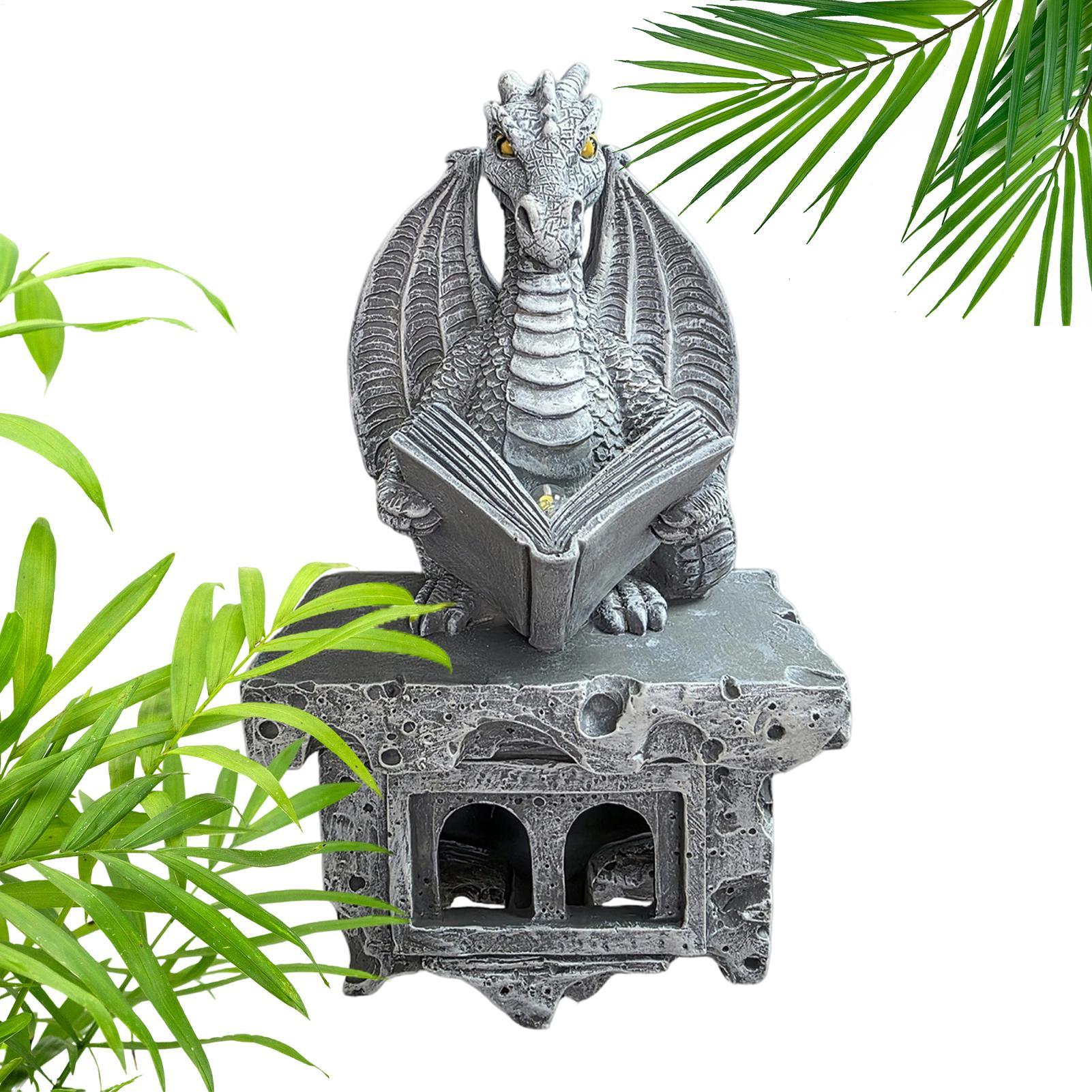 

Читання Книга Дракон Сонячне Світло Зовнішнє Настінне Декоративне Світильник-Дракон Лампа-Дракон зі Смоли Декор Для Веранди Патіо Подвір я Саду China Mainland