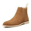 Bottes Chelsea Homme Style Britannique Bottines Cuir Véritable Daim Haute Qualité Chaussures pour Homme Nouvelles Bottes d'Affaires Zapatos Hombre
