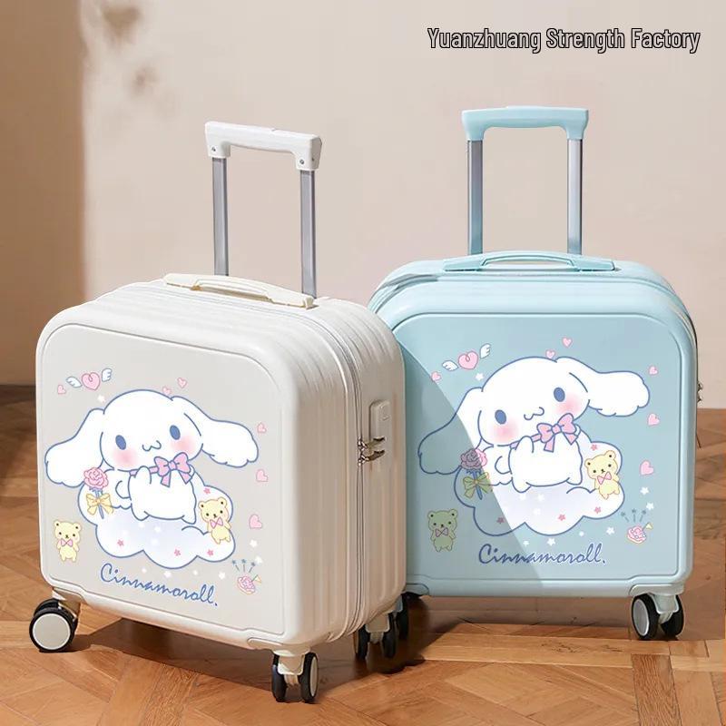 Children's Cartoon Carry-on Suitcase for Boys & Girls, Small Trolley with Password Lock
