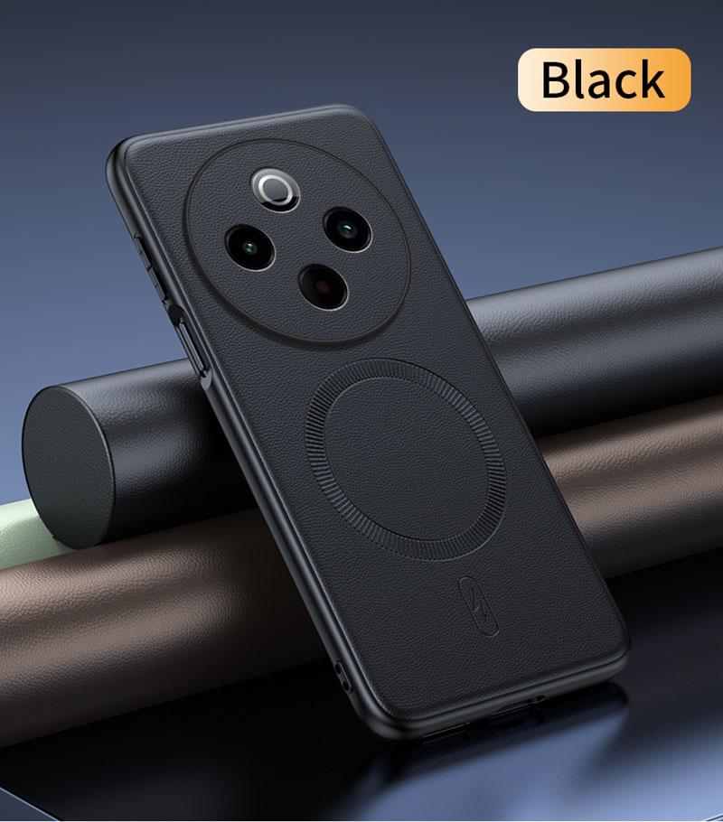 For Vivo Y500 Case Magnetic Leather Shield Cover For Vivo Y500 Anti-Fingerprint Non-Slip PC+TPU