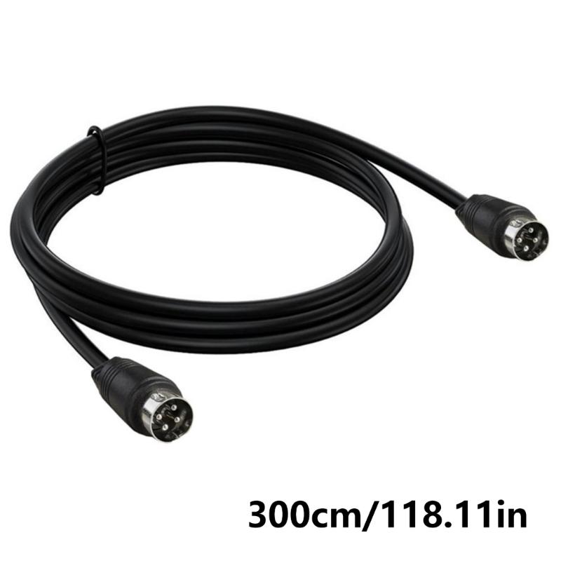 4-Pin DIN Stecker auf Stecker Verlängerungskabel 4-Pin DIN Stecker Kabel für DVR und DIN Sound Stecker