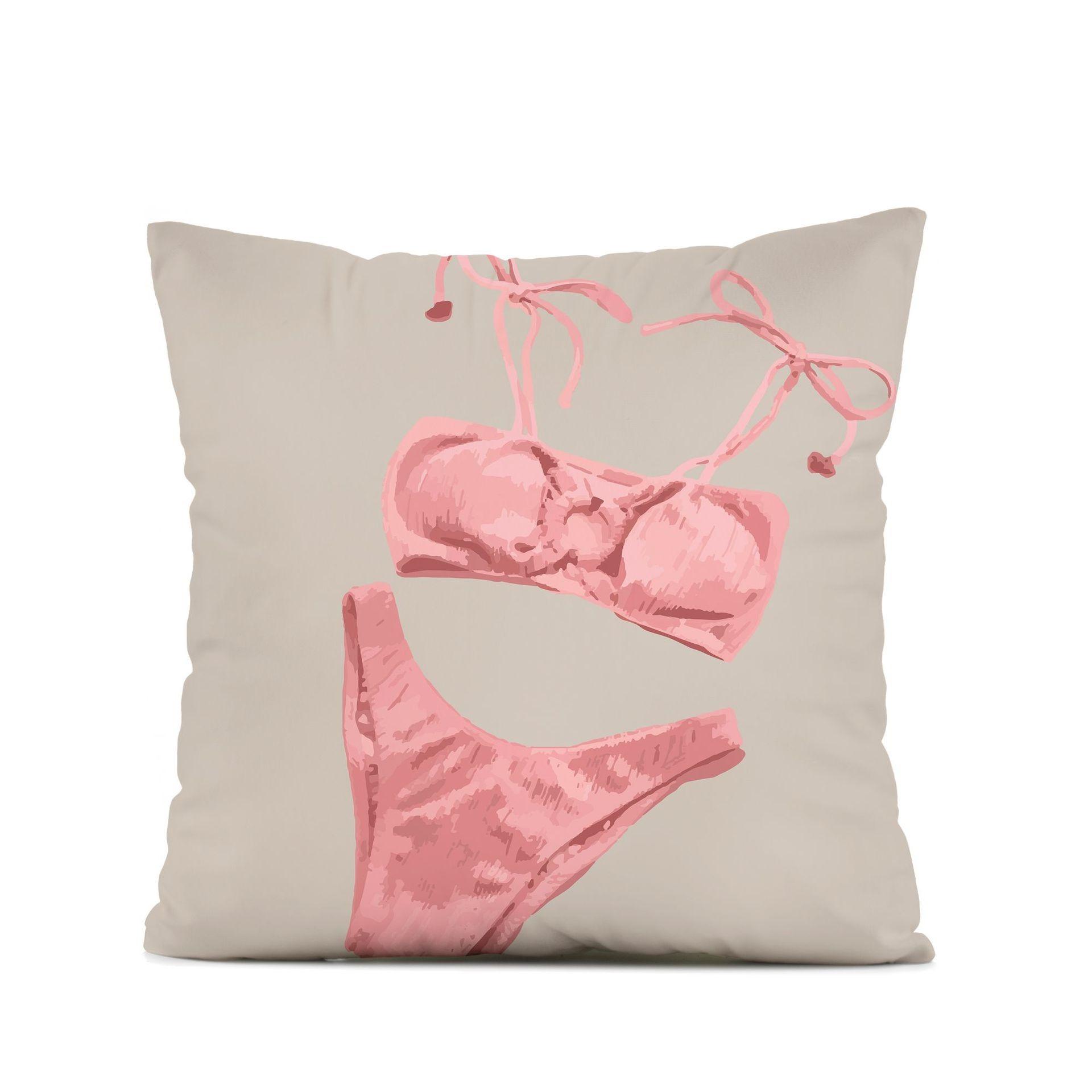 Morandi розовая красота автомобильная подушка для поясницы диванная подушка прикроватная — фото 7