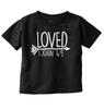 Christian Religious Scripture Loved John 4:9 Toddler Girl Youth T Shirt For Kids