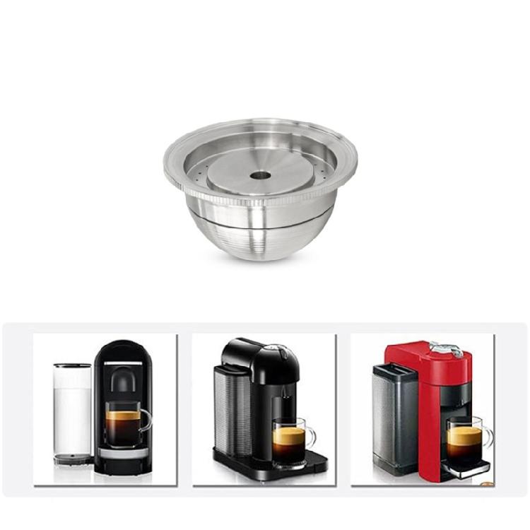 80ml Stainless Steel Reusable Coffee Machine Accessories Coffee Filters Pod Home Kitchen Refillable Converter For GCA1